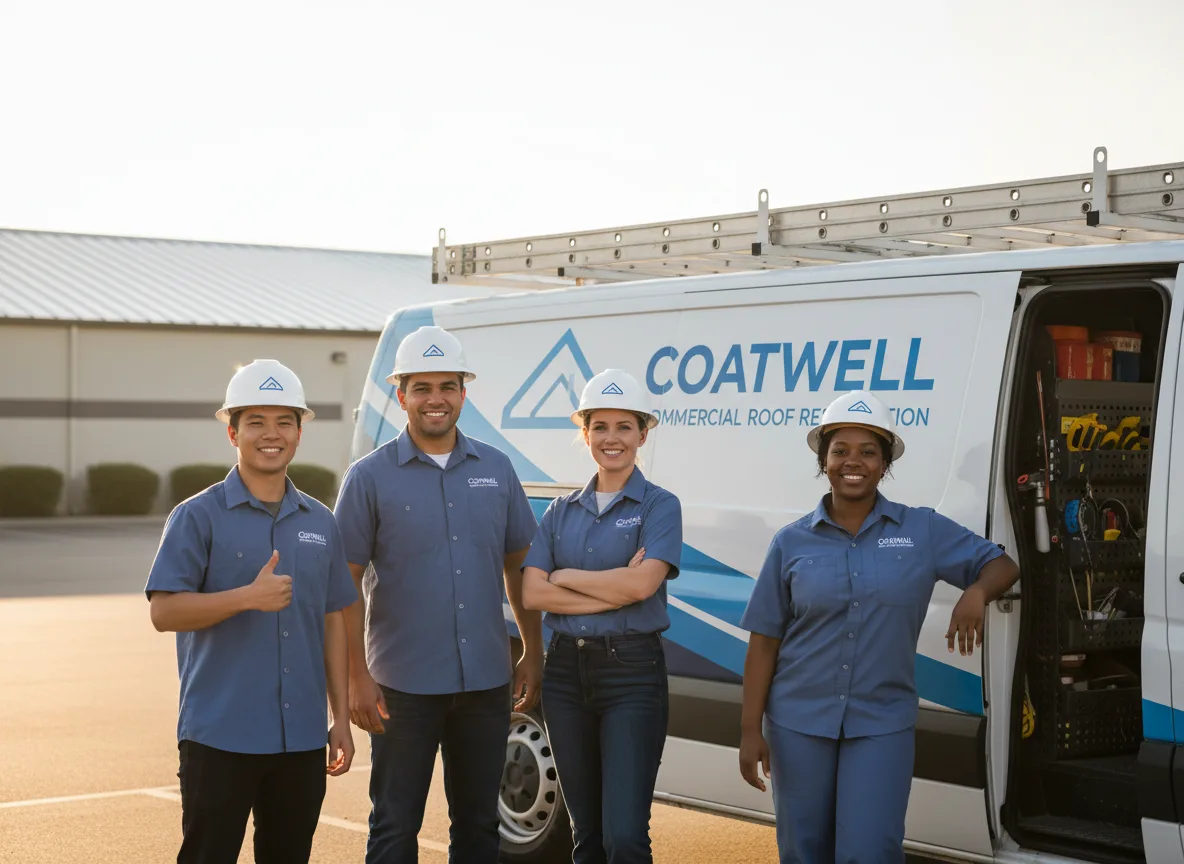 Commercial roof coating company in Nicoma Park, OK